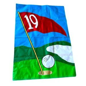 19th Hole Outdoor Yard Flag NWOT